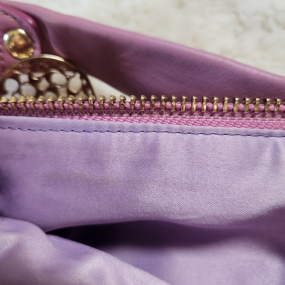 Coach Ali Patchwork Pieced Hobo Bag Y2K Purple - Picture 9 of 16